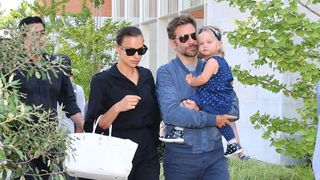 Bradley Cooper and Irina Shayk with daughter, Lea de Seine, in 2018