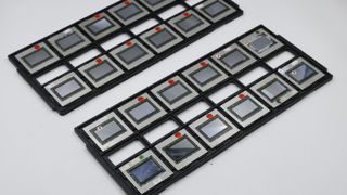 Trays of dead high-end RDNA 2 GPU cores