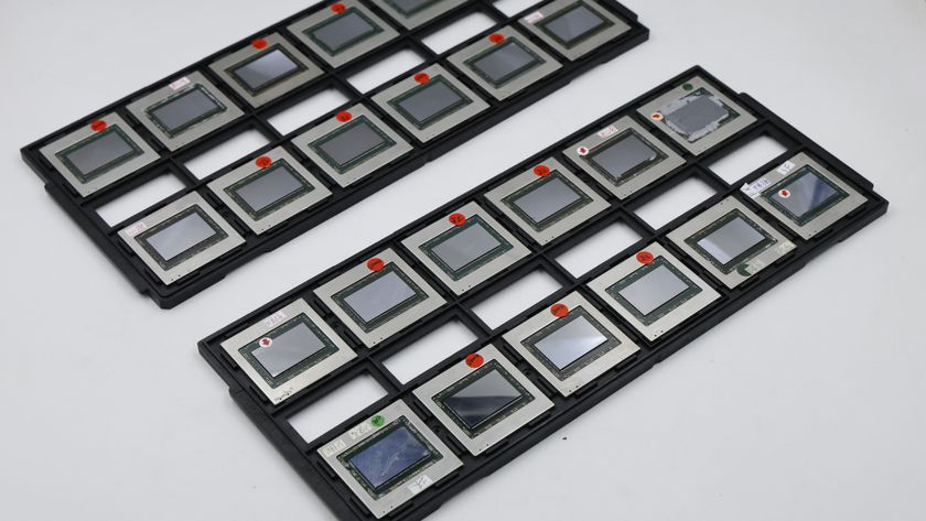 Trays of dead high-end RDNA 2 GPU cores