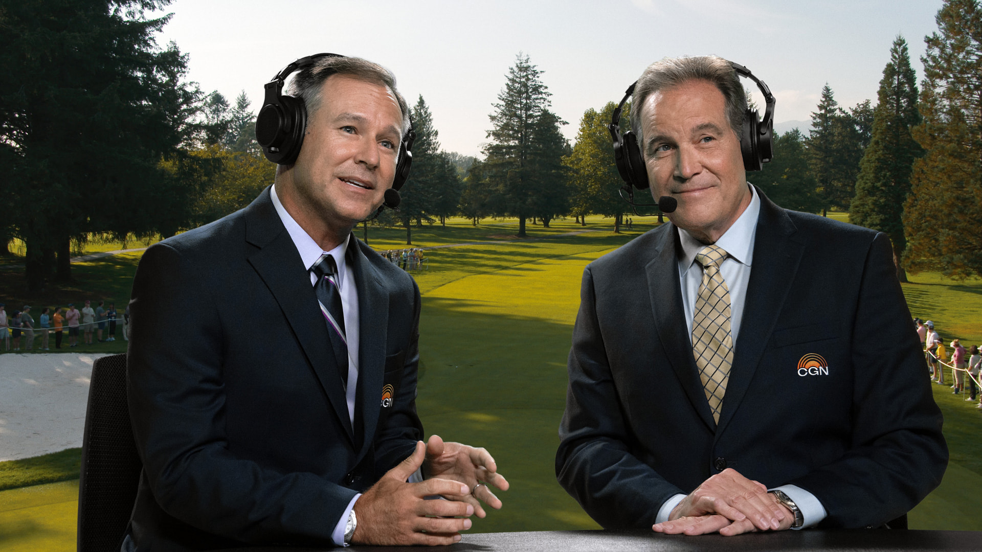 Stick's golf commentators