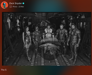 Zack Snyder Justice League image Snyder Cut "the 5"