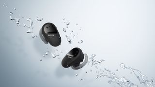 Sony WF-SP800N are noise-cancelling wireless earbuds built for exercise