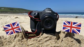 Canon EOS R3 spotted sunbathing at G7 Summit… with 30MP sensor inside?