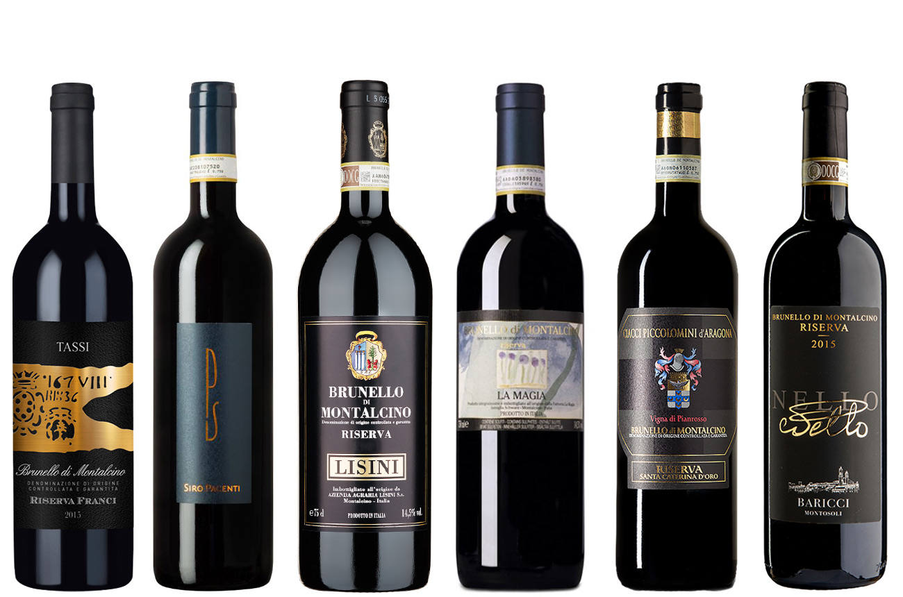 Brunello di Montalcino Riserva 2015 wines