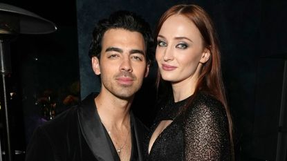 Joe Jonas and Sophie Turner are seen on February 16, 2022 in Los Angeles, California