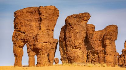 Landscape of the Ennedi massif, Sahara, Chad