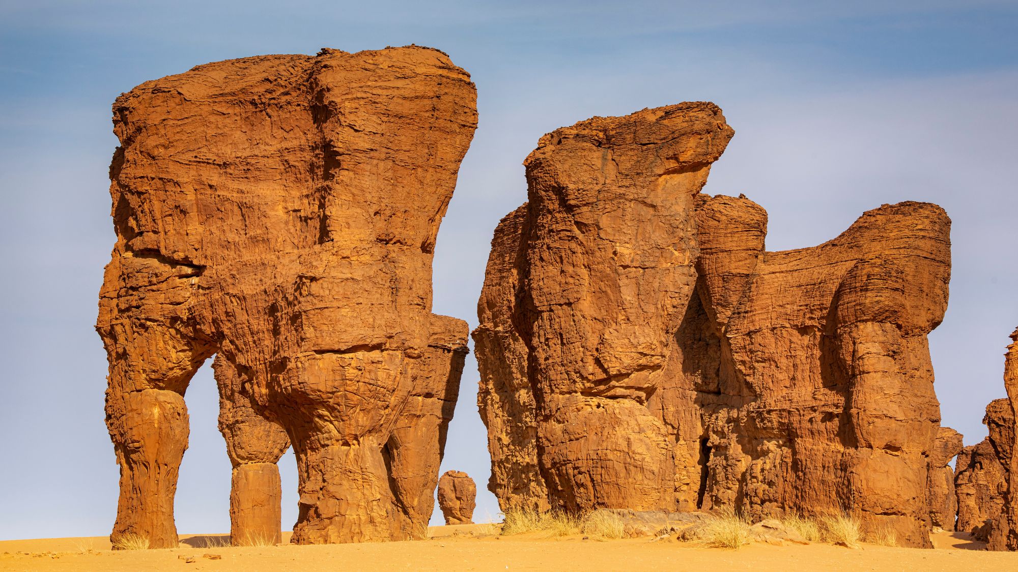 Landscape of the Ennedi massif, Sahara, Chad
