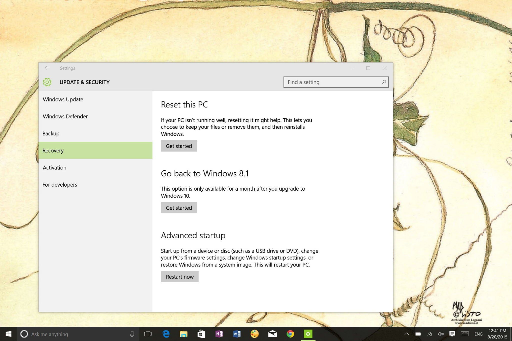 how to make windows 10 to windows 8