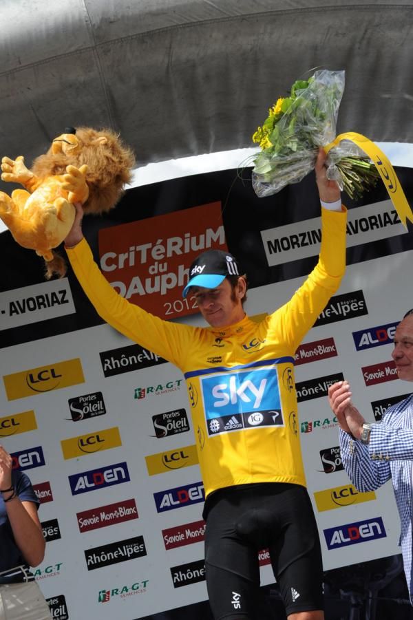 Bradley Wiggins (Team Sky) in yellow