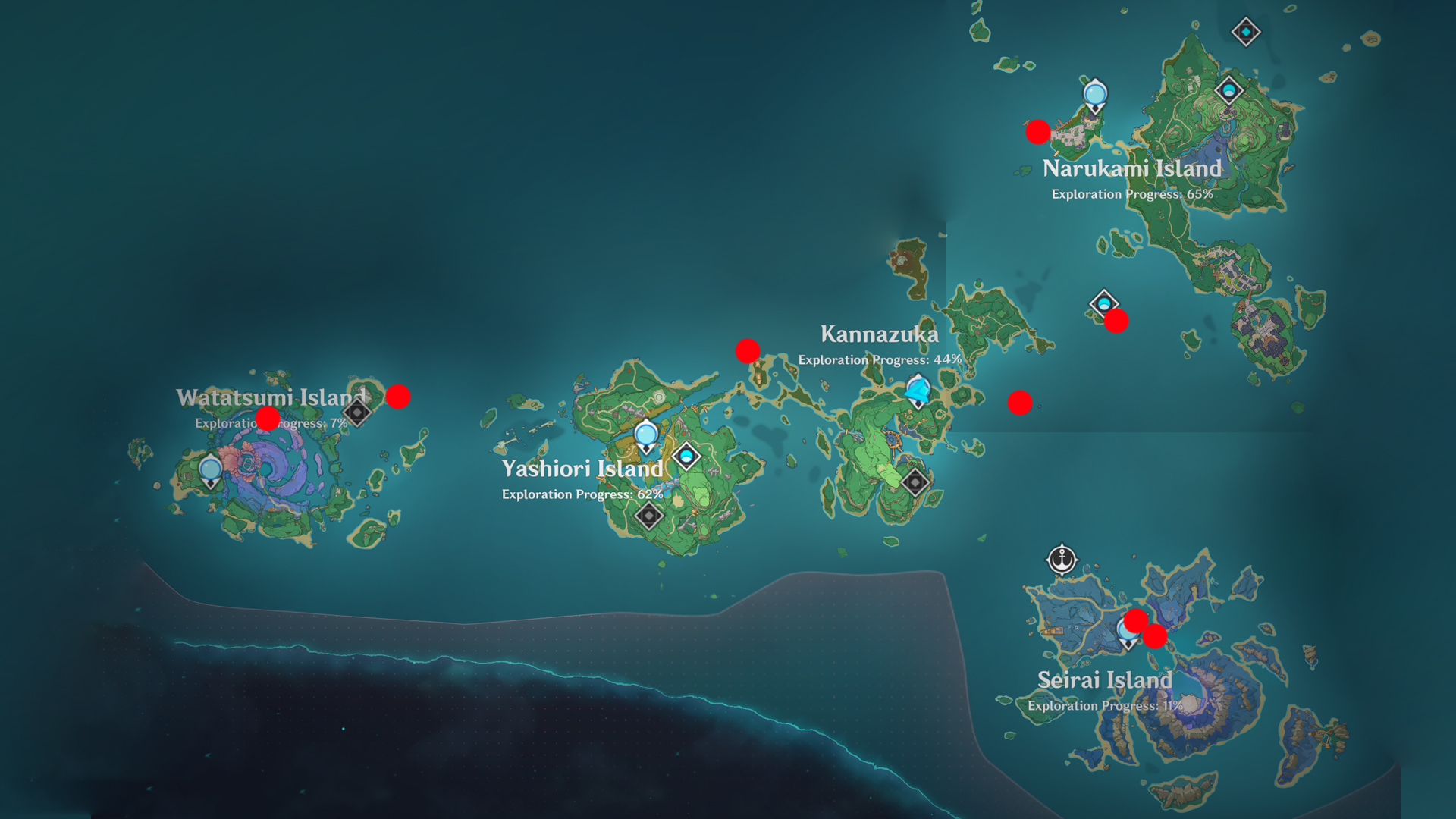 Карта рыбалки геншин. Места рыбалки Инадзума. Места для рыбалки Геншин Инадзума. Genshin Impact рыбные места. Места для ловли рыбы в Инадзуме.