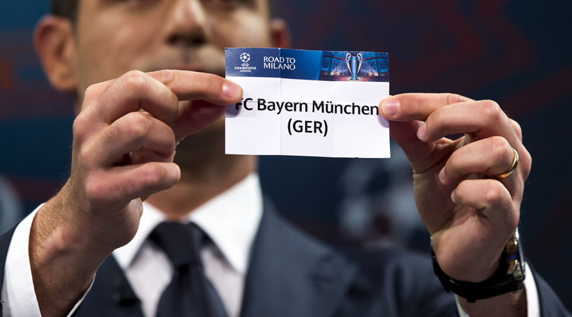 Champions League Arsenal draw Bayern Munich