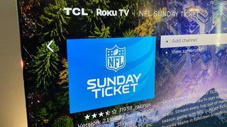 NFL Sunday Ticket is available on Roku.