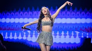 Olivia Rodrigo performing at 3 Arena in Dublin.