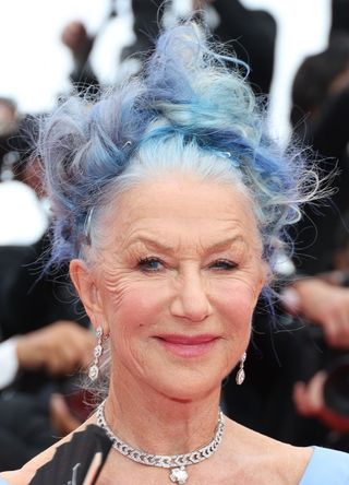 Helen Mirren attends the "Jeanne du Barry" Screening & opening ceremony red carpet at the 76th annual Cannes film festival at Palais des Festivals on May 16, 2023 in Cannes, France