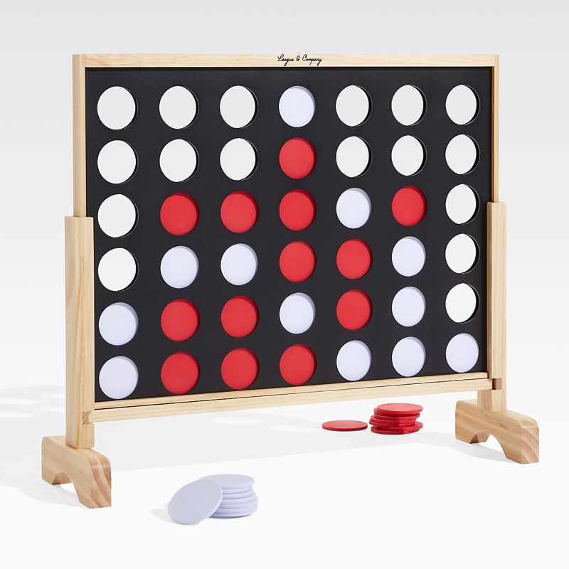 4 in a row game from crate & barrel, one of the best outdoor furniture brands in the us