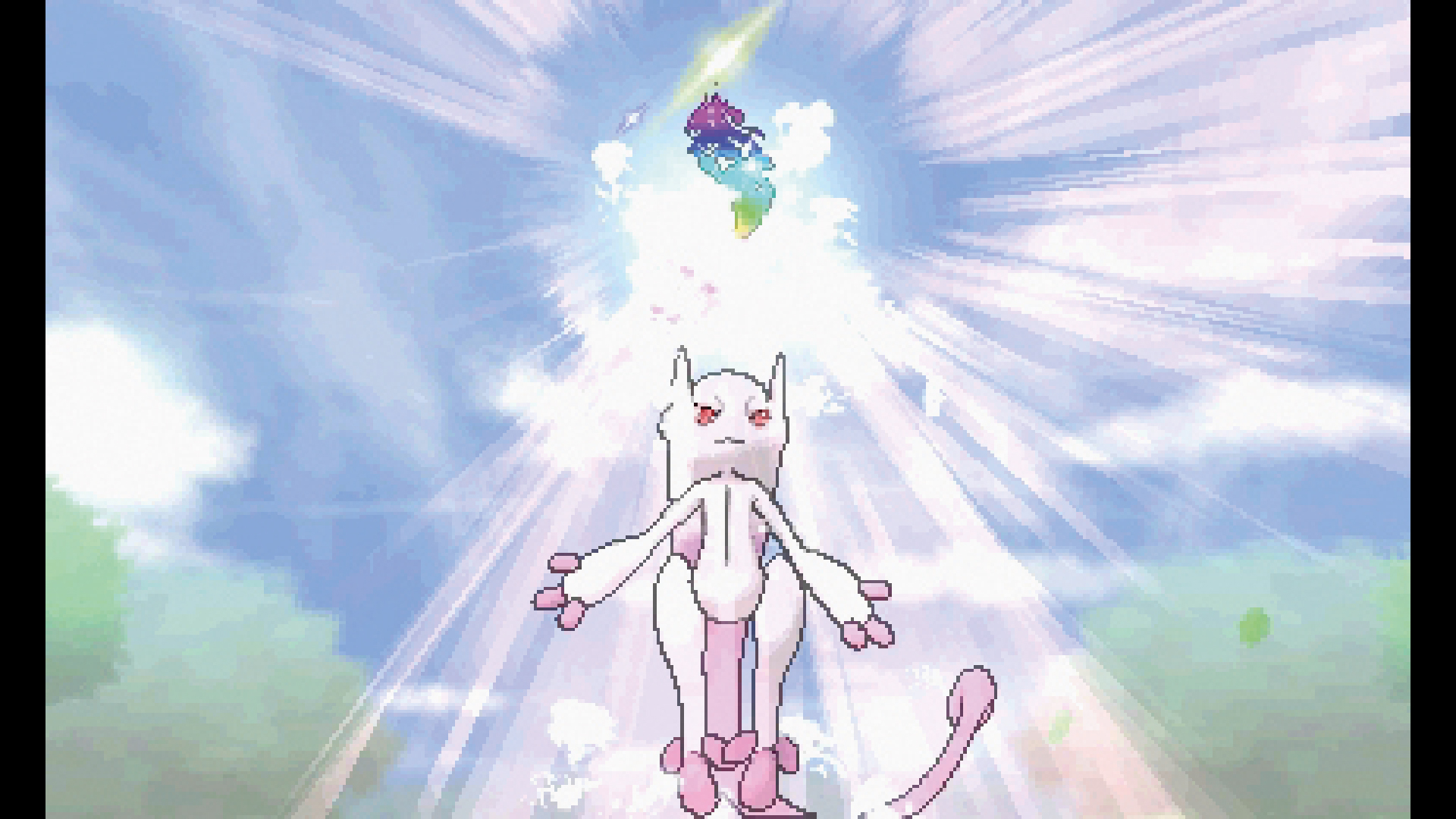 Mewtwo Mega Evolves in Pokemon X and Y