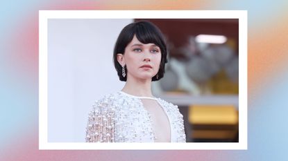  Cailee Spaeny attends a red carpet for the movie &quot;Priscilla&quot; at the 80th Venice International Film Festival on September 04, 2023 in Venice, Italy.