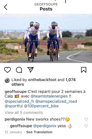 Geoff Soupe New Specialized Shoes