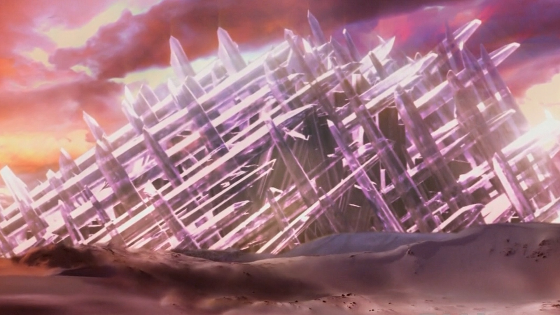 Superman's Fortress of Solitude as shown in Smallville.