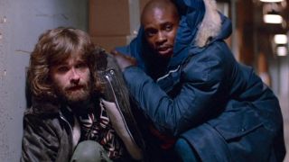 Kurt Russell and Keith David in The Thing