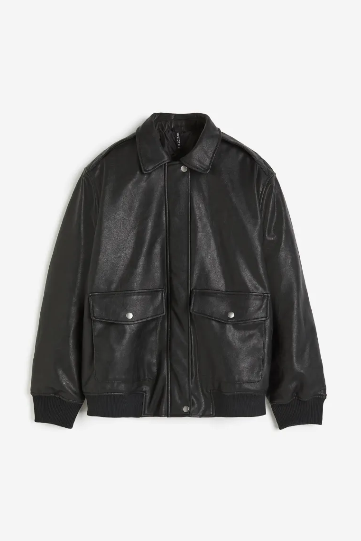 H&M Coated Bomber Jacket