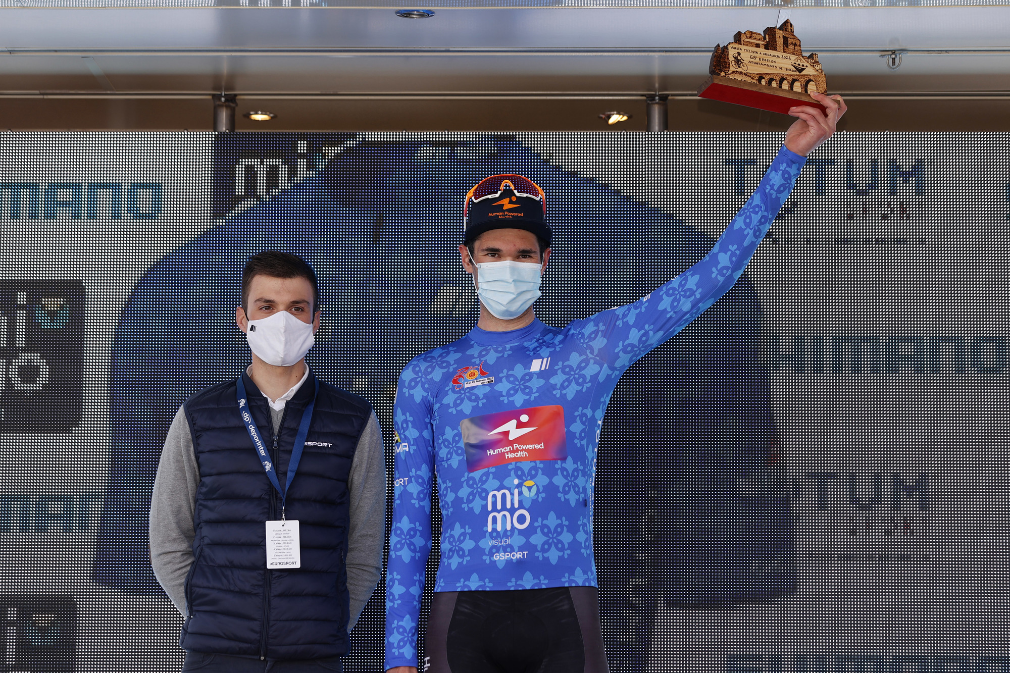 Vuelta a Andalucia - Ruta Del Sol 2022 - 68th Edition - 1st stage Ubrique - Iznajar 200,7 km - 16/02/2022 - Stephen Bassett (USA - Human Powered Health) - photo Luis Angel Gomez/SprintCyclingAgency©2022