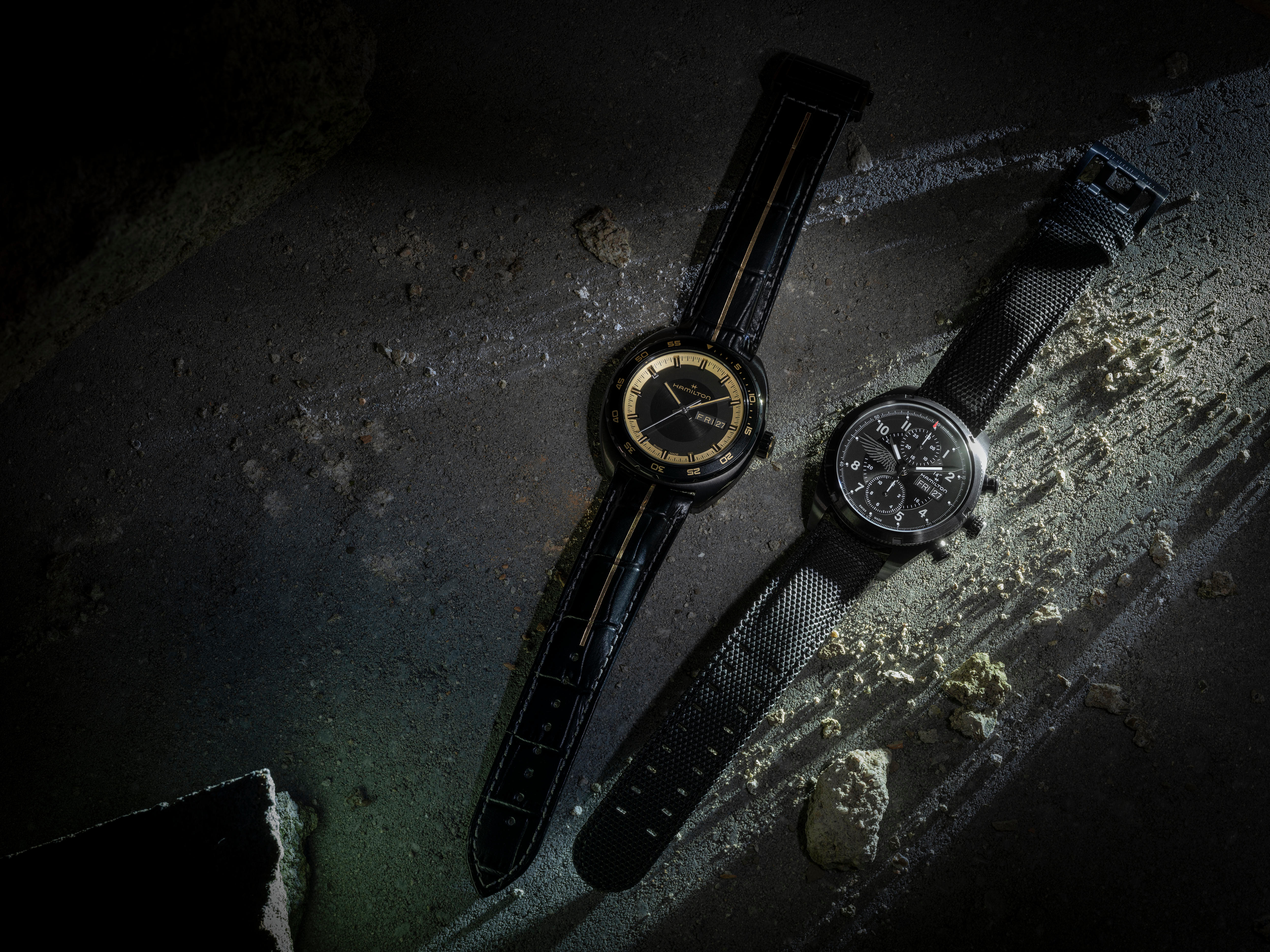 Hamilton x Resident Evil Requiem watches.
