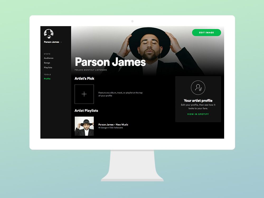 how to add artist to spotify for artists