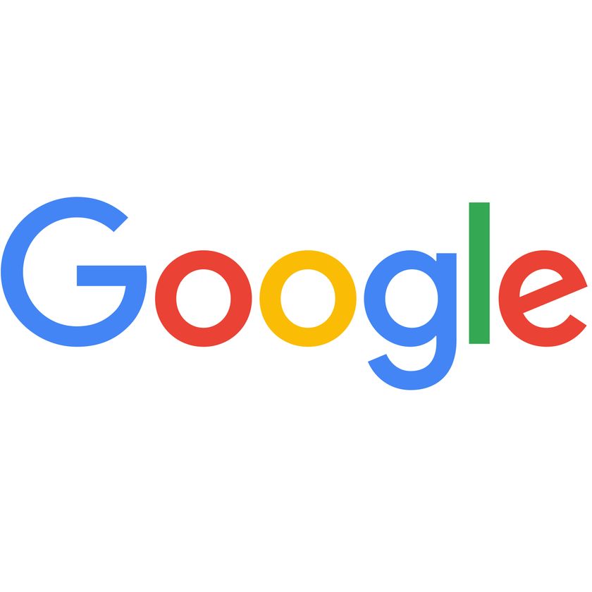 Google logo on white background