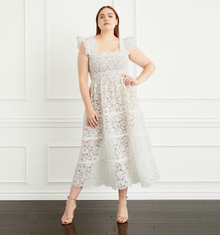 The Lace Ellie Nap Dress - White Lace