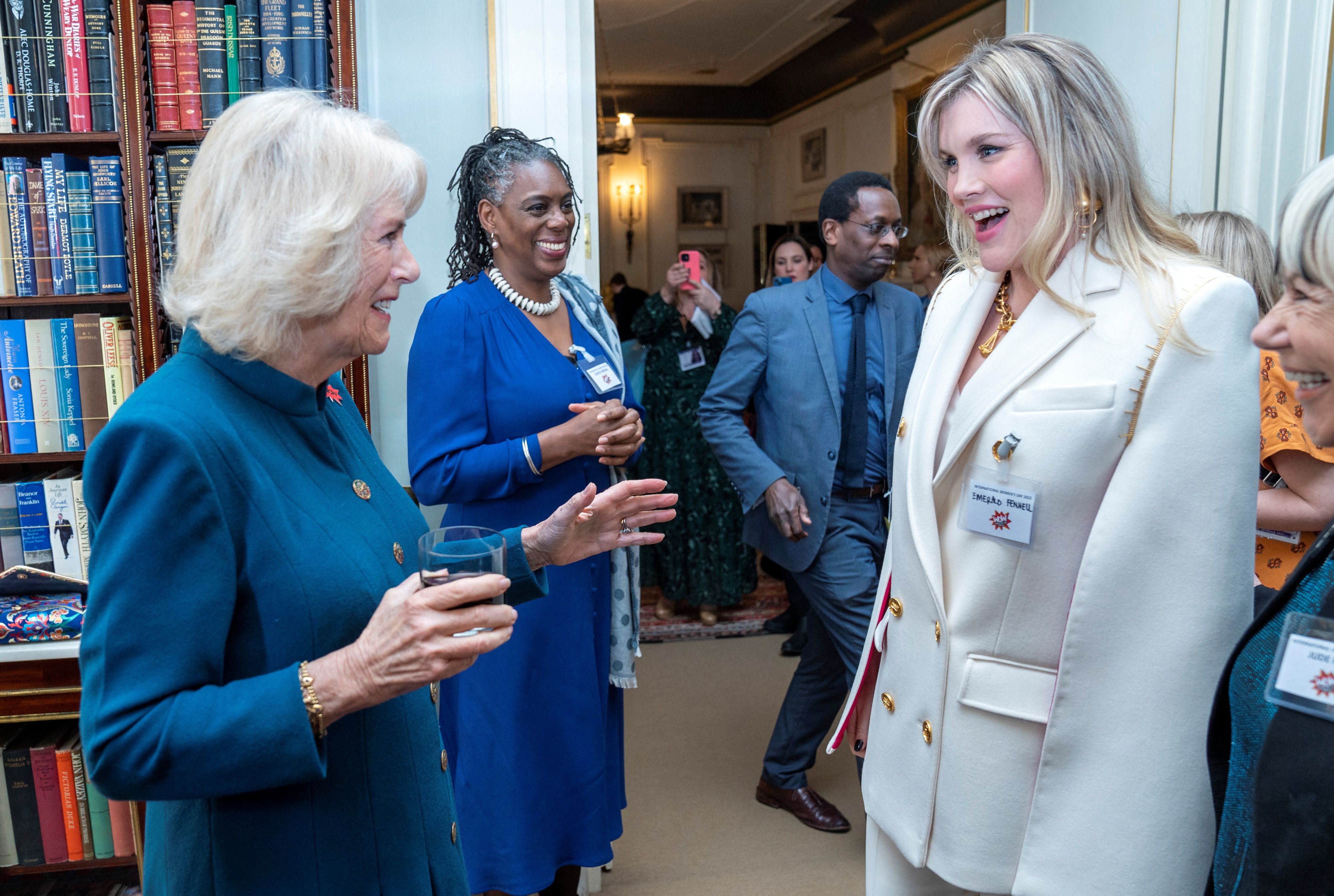 Duchess Camilla and Emerald Fennell—Crown star meets her IRL | Woman & Home