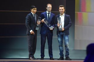 The top three WorldTour riders; Nairo Quintana, Alejandro Valverde and Joaquin Rodriguez