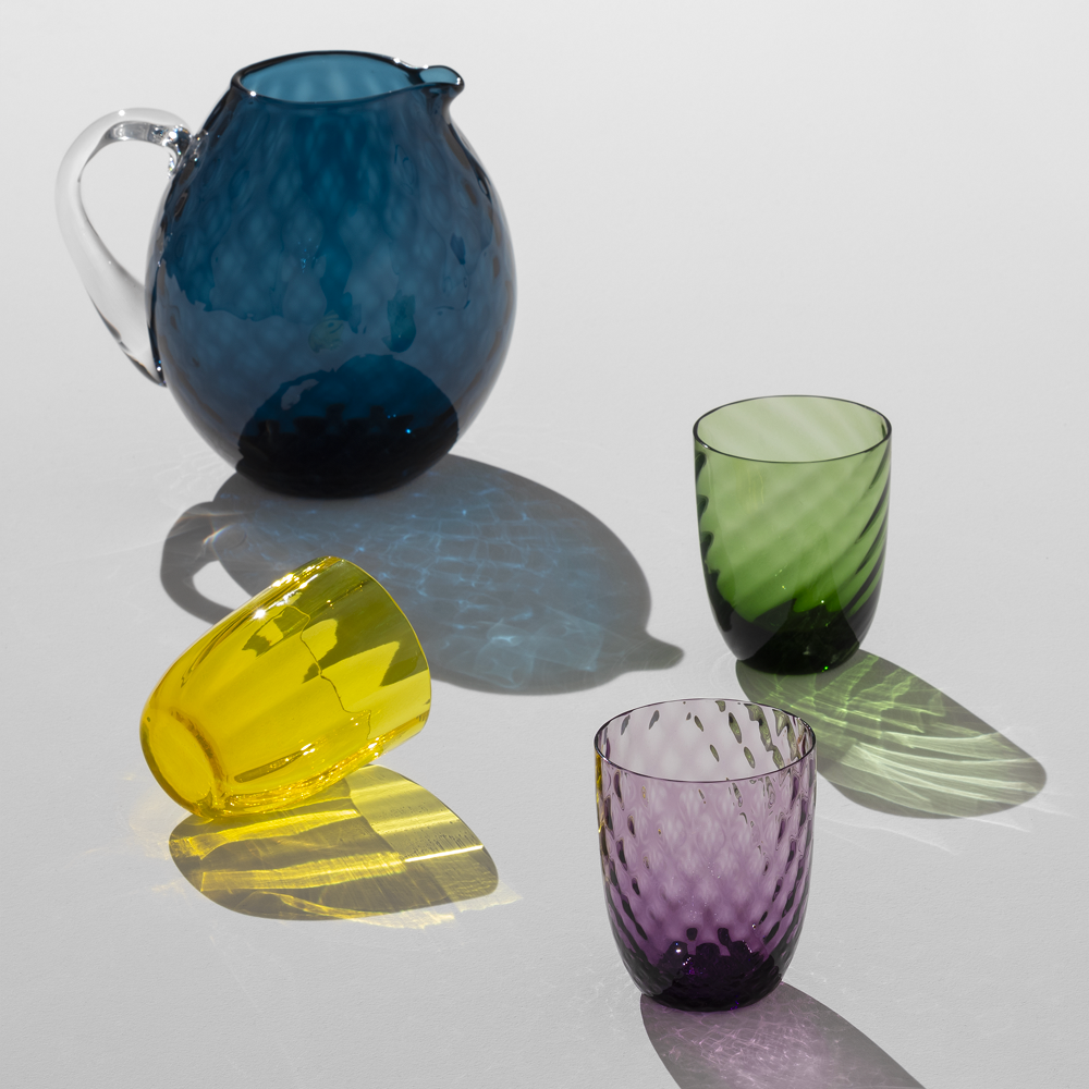 colourful glassware