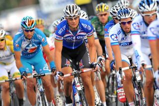Tom Boonen (Quick Step) is racing for the first time since June having recovered from a knee injury.