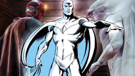 VIsion Quest art and WandaVision still combined