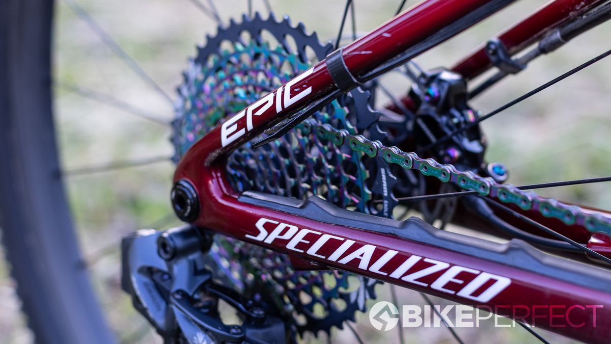 Sina Frei's Specialized S-Works Epic, ready to go in Ceres, South Africa