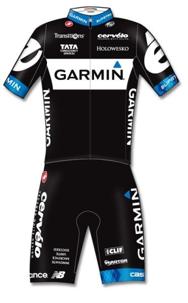 The Garmin-Cervelo kit from Castelli