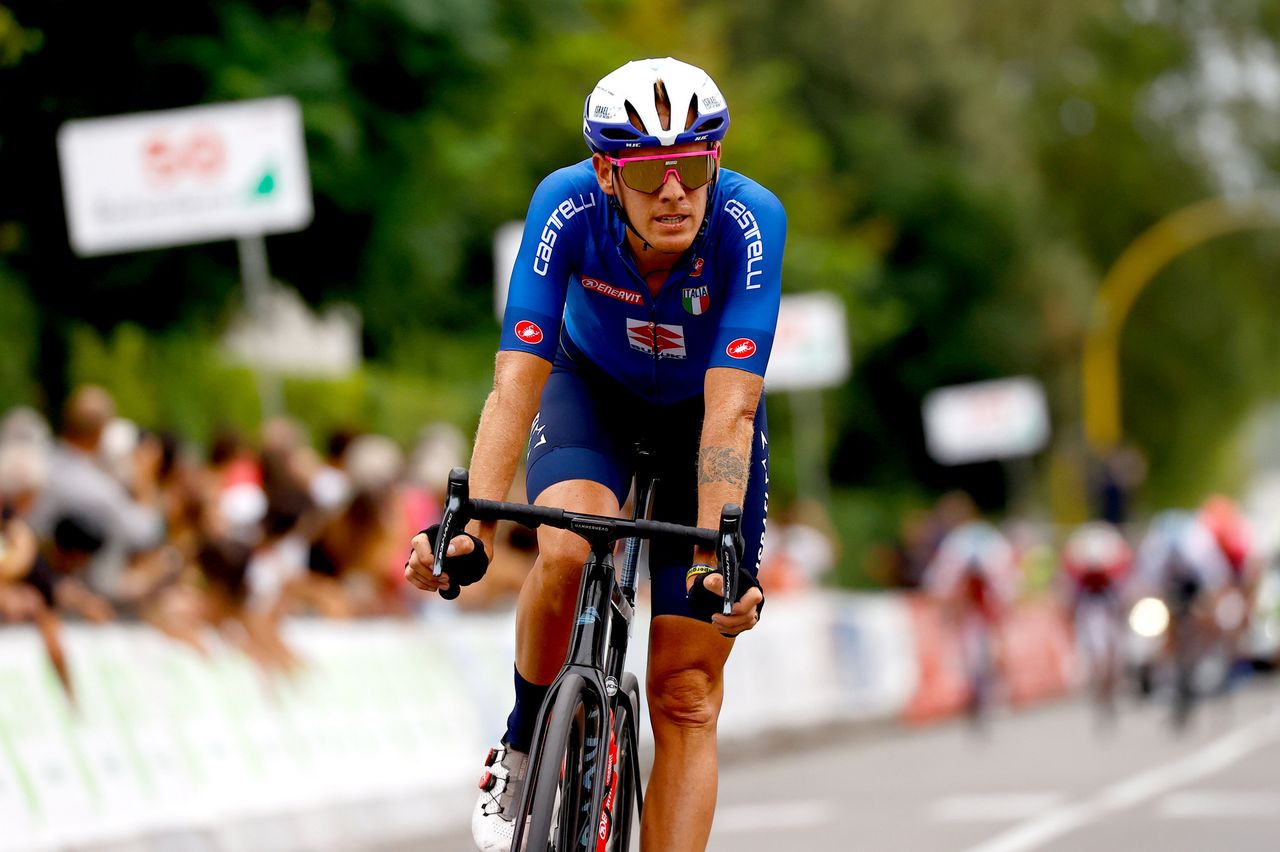 Giro della Toscana 2021 6th Edition Pontedera Pontedera 1915 km 15092021 Alessandro De Marchi ITA Israel StartUp Nation photo Luca BettiniBettiniPhoto2021