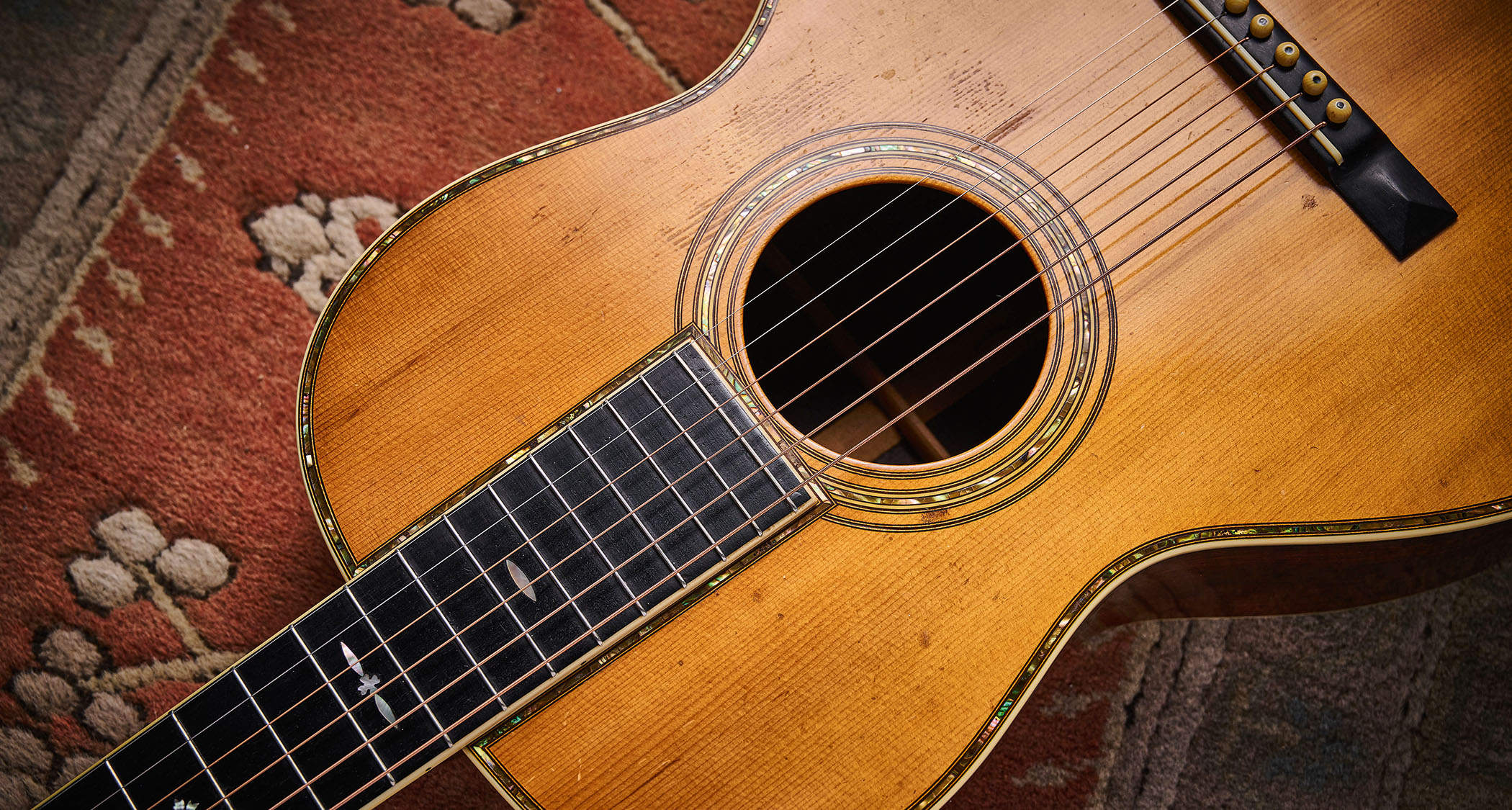 1928 Martin 00-42: this small-bodied acoustic is in perfect playing condition and is an excellent example of pre-war Martin.
