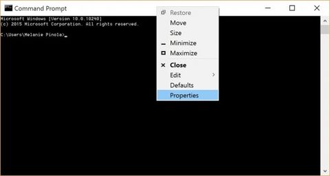 command prompt comes up and goes away
