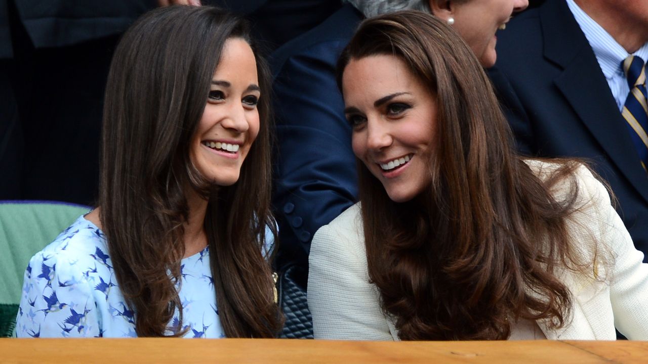 Pippa Middleton&#039;s throwback raspberry wrap dress has a connection to sister Kate