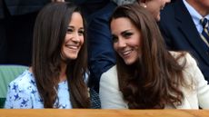 Pippa Middleton's throwback raspberry wrap dress has a connection to sister Kate