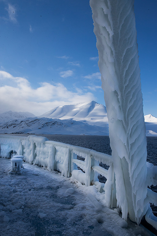 Ice on the Deck of the Lance