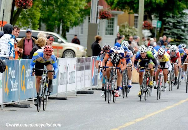 Alexander Serebryakov (Team Type 1) well out front, sprinting for 3rd