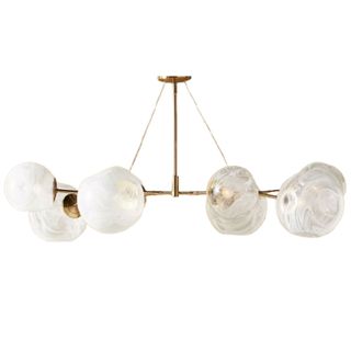 eight arm modern chandelier from Anthropologie