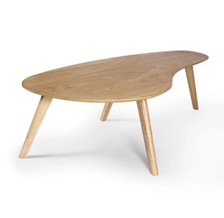 Light wooden coffee table