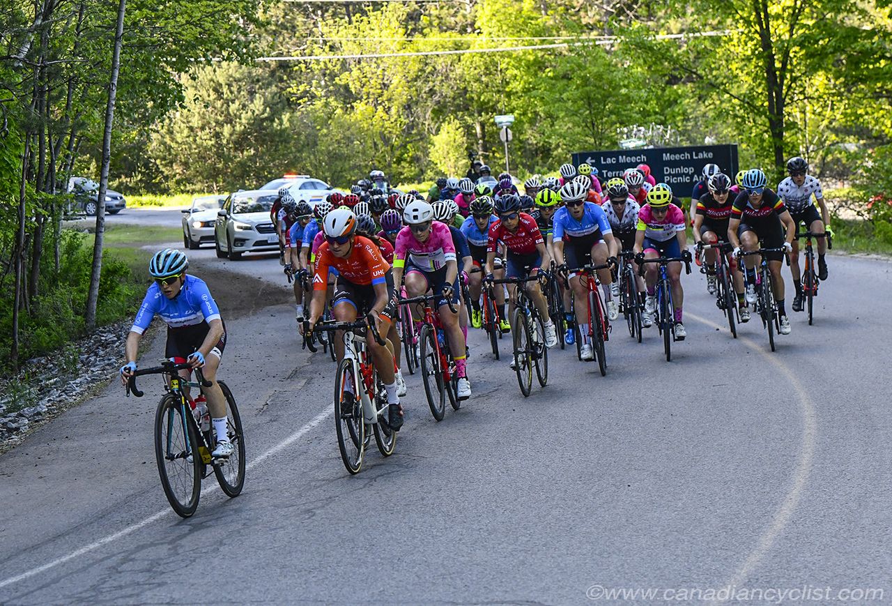 Marie Soleil Blais (Team Canada) at the front