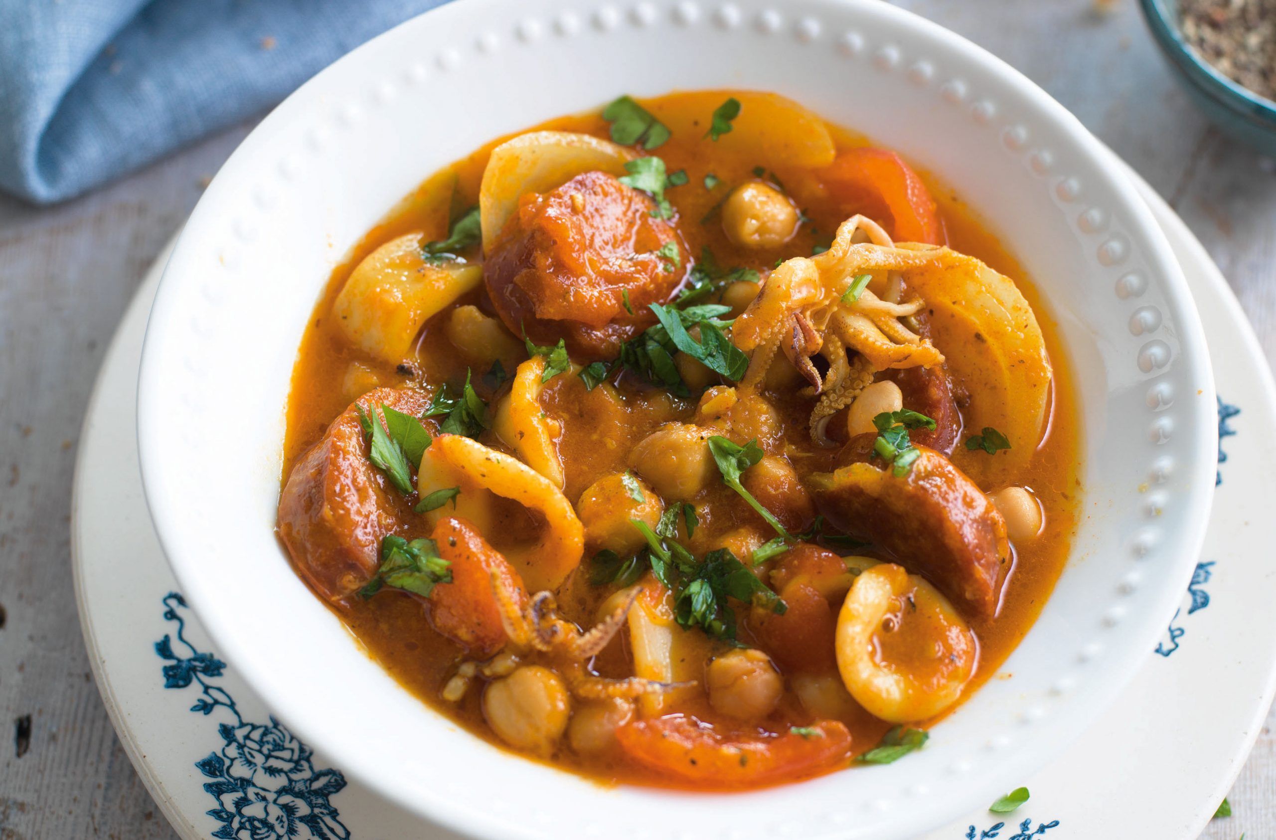 Spanish-style squid recipe