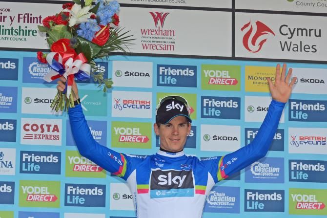 Ben Swift (Sky) takes Points jersey after stage 2