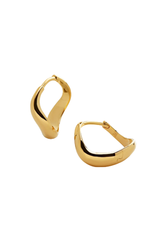 Swirl Small Hoop Earrings